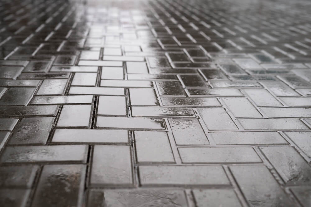 stamped concrete patio
