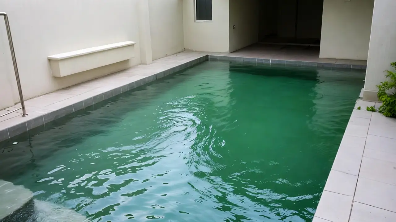 clean a green pool