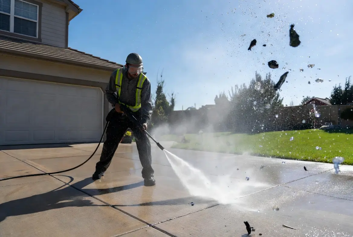 Driveway Power Washing