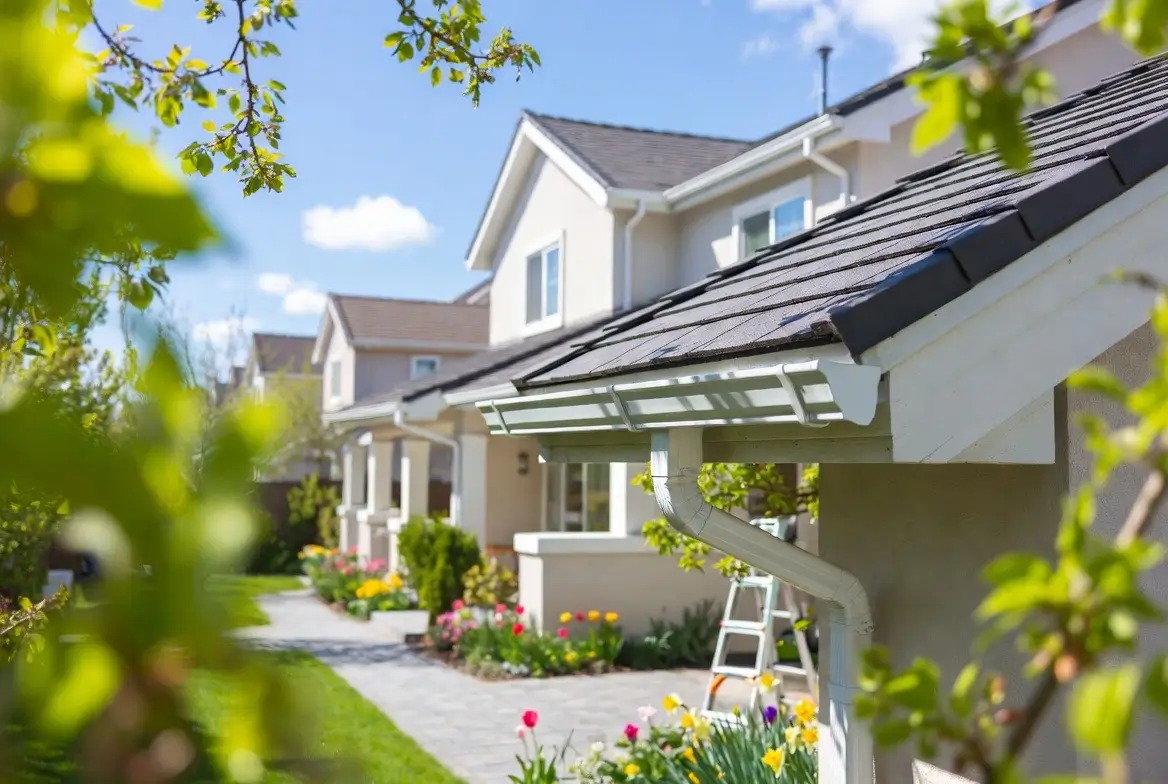 spring gutter cleaning Detroit