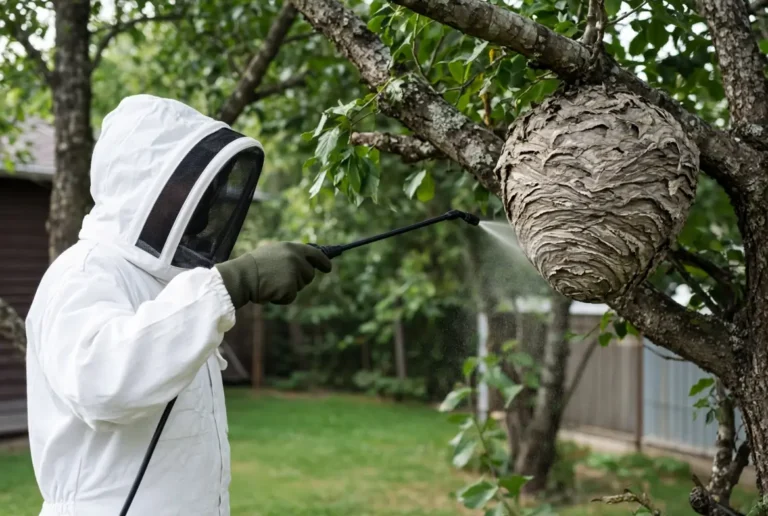 DIY Hornet Nest Removal