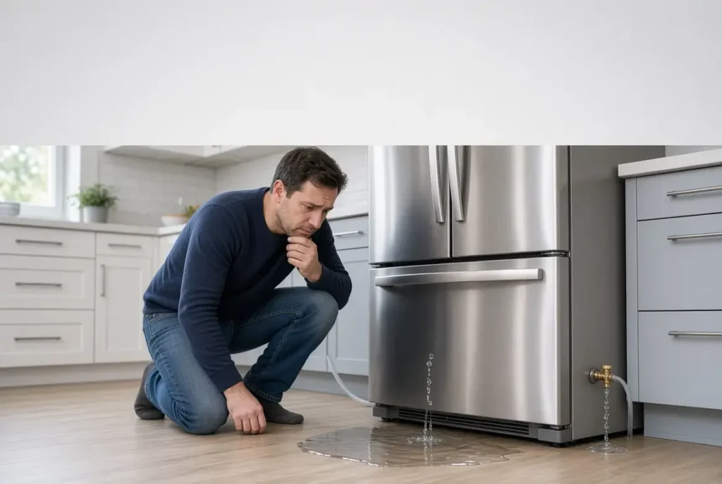 Fridge Water Line Leak